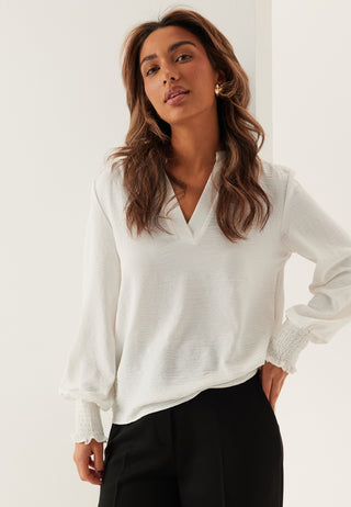 Onlmette V-Neck Smock Top