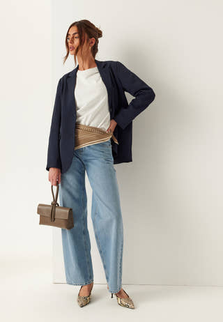 Oversized L/S blazer