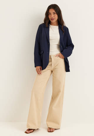 Oversized L/S blazer