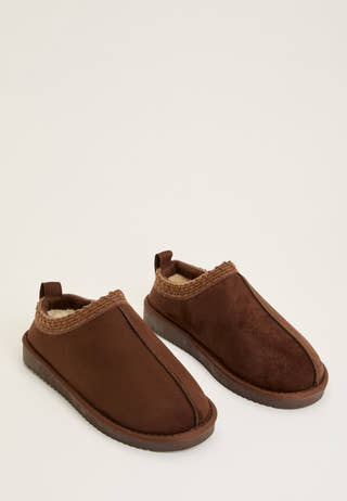 Onlstella Teddy Lined Slipper Brown