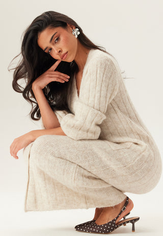 Knitted Cardigan Dress