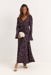 Ruched Front Midi Dress