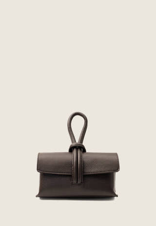 Barletta Small Leather Bag Brown
