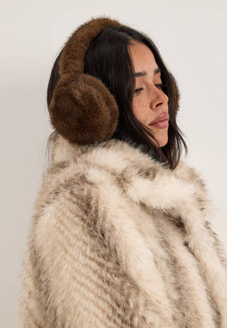 Pcjutlandia Earmuffs Brown