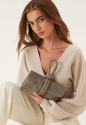 Barletta Small Suede Bag