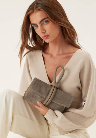 Barletta Small Suede Bag