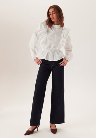 Cotton Frill Blouse