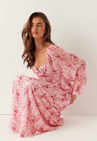 Twist Detail Maxi Dress