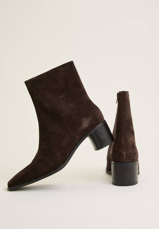 Fay Suede Boot Brown