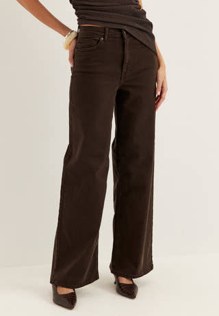 Onlmadison Blush Hw Wide Brown