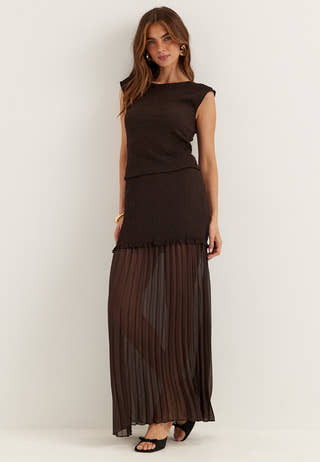 Structure Cap Sleeve Top