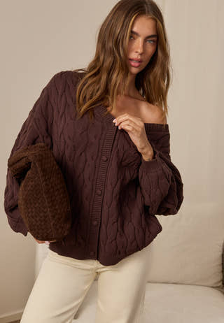 Cable Knit Cardigan