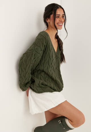 Cable Knit Cardigan