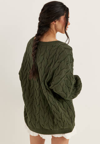 Cable Knit Cardigan