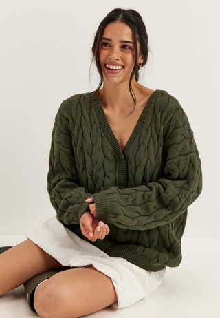 Cable Knit Cardigan