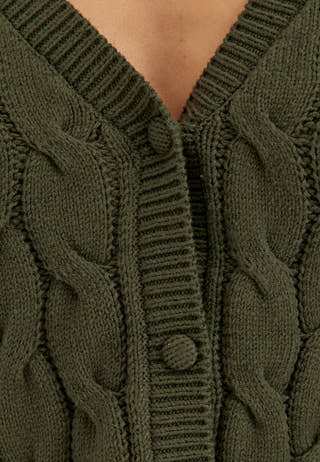 Cable Knit Cardigan