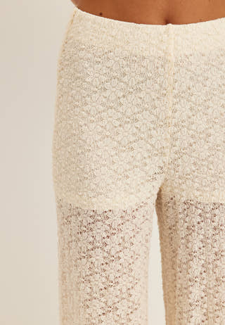 Wide Lace Trousers