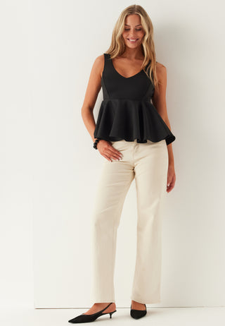 Scuba Peplum Top
