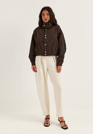 Short High Collar Jacket