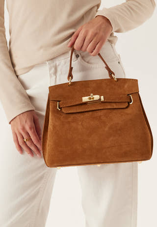 Rivoli Suede Handbag