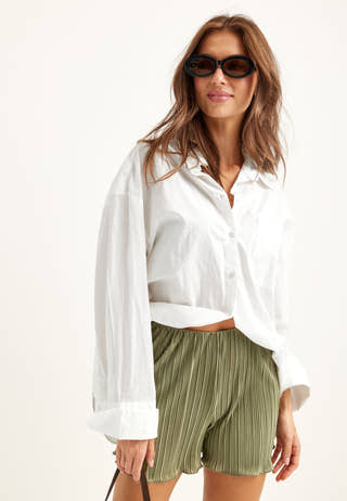 Pleated Frill Shorts