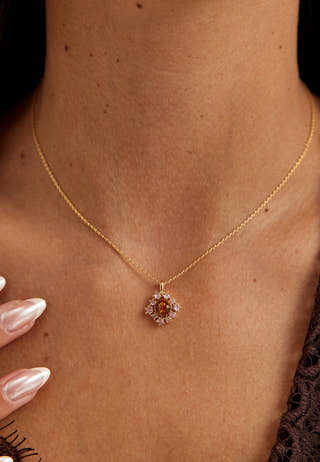 New Emily Necklace - Peaches