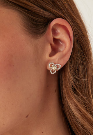 Elise Earrings - Ivory Pearl