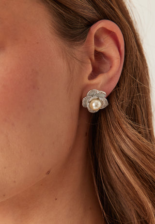 Coco Rose Earrings - Ivory Mist
