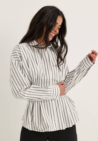 Long Sleeve Waist Shirt