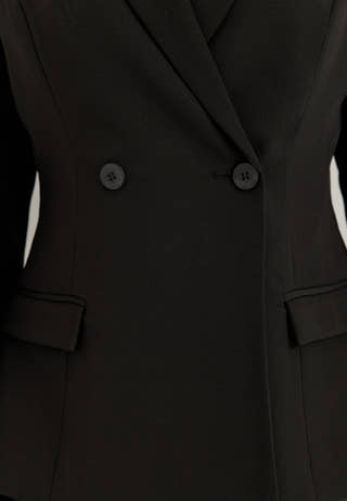 Shaped Blazer Black