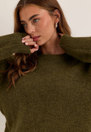 Knitted Sweater Green