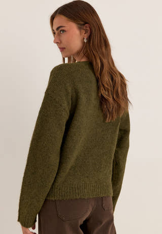 Knitted Sweater Green