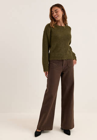 Knitted Sweater Green