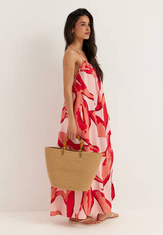 Objaggie S/L LO LONG DRESS