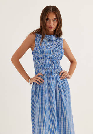 Onltamari Smock Check Dress