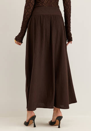 Soft Structure Maxi Skirt