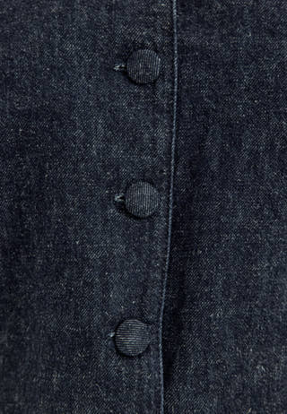 Slfrelaxed Hanny 3/4 DENIM JACKET Blue