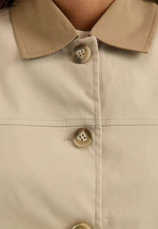 Vmchelseapoppy Short Jacket Noos Beige