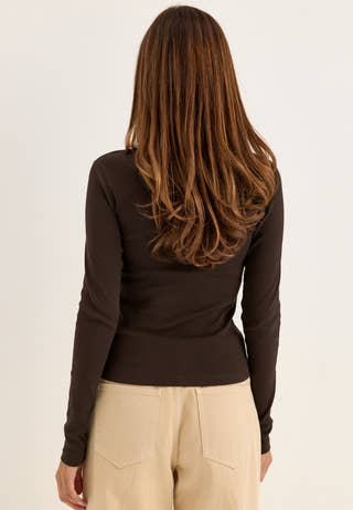 Vmchloe Ls Short Top Jrs Noos Brown