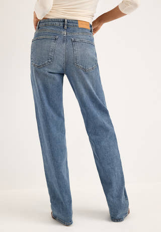 Slim Straight Jeans Blue