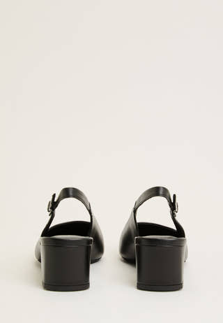 Marta Leather Pumps Black
