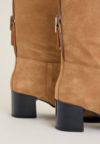 Giselle Suede Boot Brown