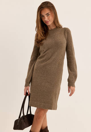 Vinikolina O-neck L/S KNIT DRESS