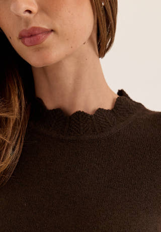 Vinikolina O-neck L/S KNIT DRESS Grey