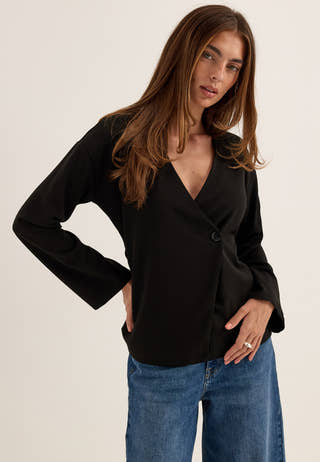 Vmstar Ls Cardigan Top Jrs Black