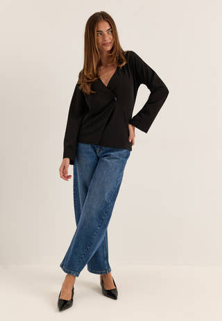 Vmstar Ls Cardigan Top Jrs Black