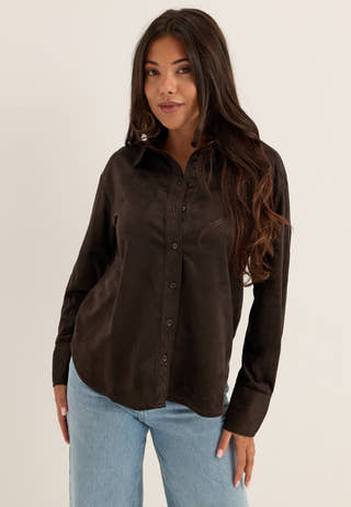 Vmkatty L/S SHIRT Brown
