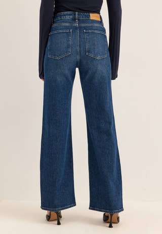 Wide Leg Jeans Blue