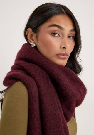 Pcnikita Long Scarf Purple