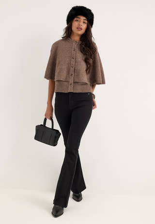 Pcaico Cape Knit Cardigan Brown